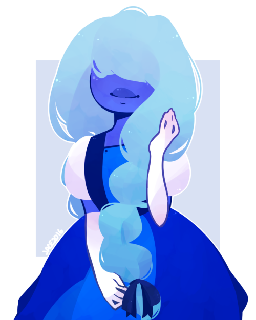 jacemp3:  ive never drawn sapphire before? why?? [speedpaint] 