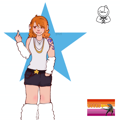 Silly Little Nami Drwaing! Happy Pride Month Lessbeans And Everyone Else Too ‼️