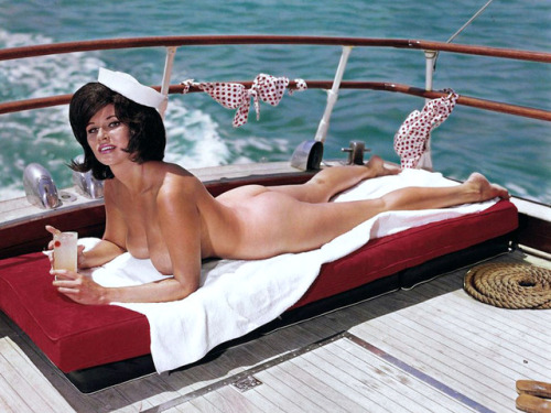 Sandra Settani / Playboy’s Playmate of the Month, April 1963 / photographed by Bunny Yeager.