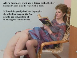 womanworshipper: Carol couldn’t understand why more women didn’t enslave their husbands - her life had been transformed since she took Tom down the path of complete submission to feminine control.