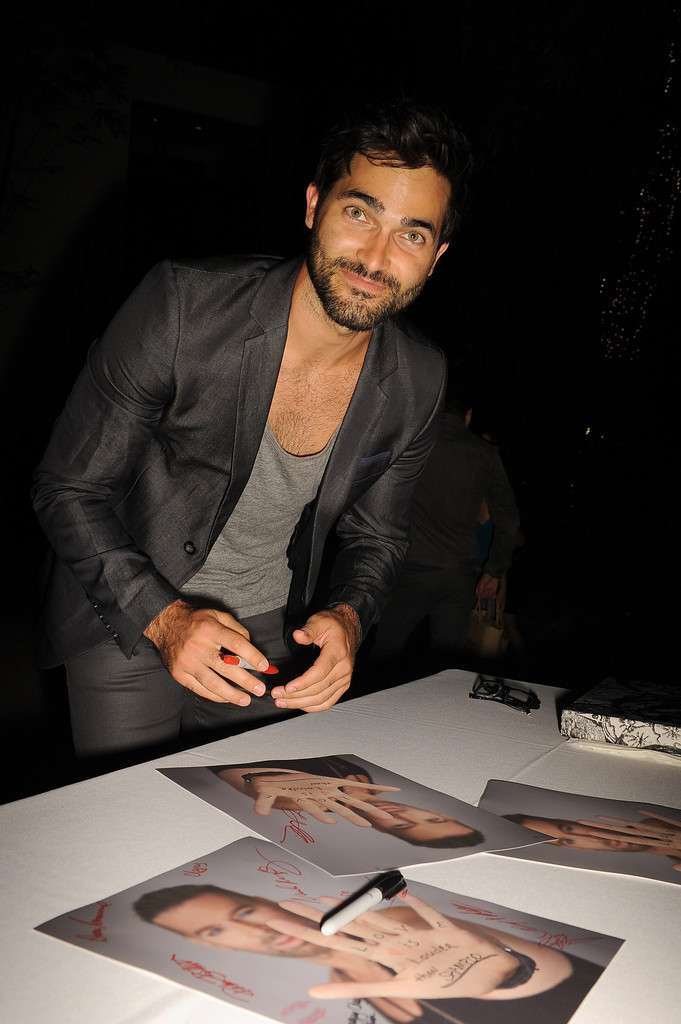 grasonas:  Tyler Hoechlin at Chaz Dean's Summer Party [August 1, 2015 in LA] 
