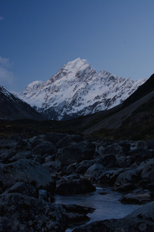 photographybywiebke:Aoraki (Mount Cook), 2nd try at sunset pictures
