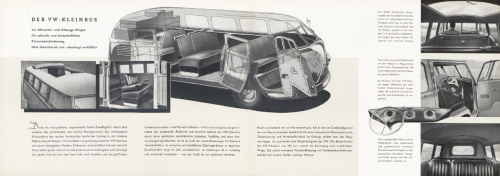 Volkswagen Transporter, trade catalogue, 1960. Via Hagley.