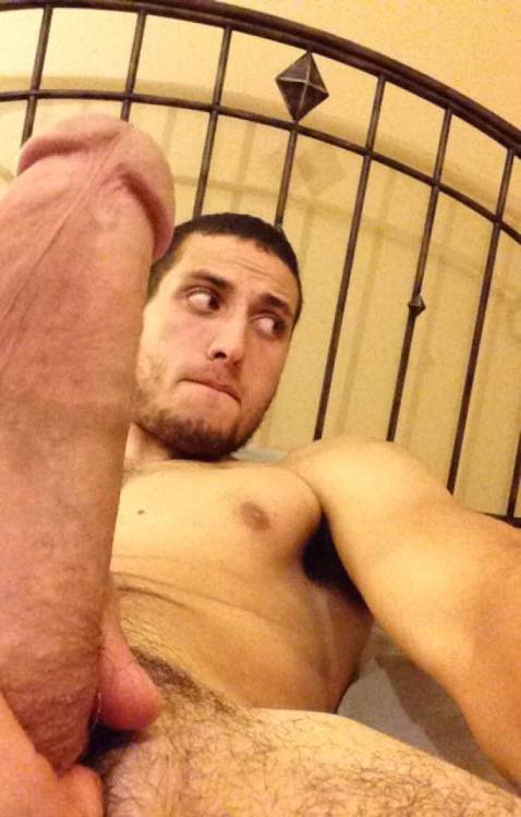 straightdudesnudes:  Brent is a hot stud with tats and a dirty mouth! Definitely a top option for your group vids. ;)