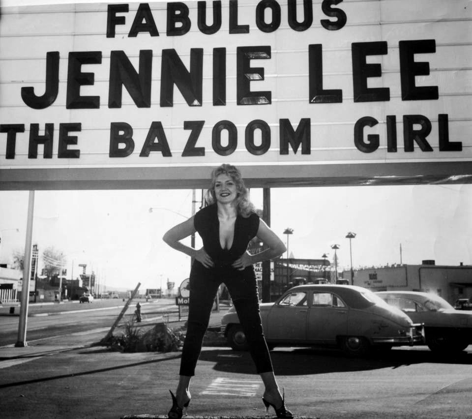 Vintage Las Vegas — Fabulous Jennie Lee the Bazoom Girl,...