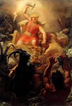 Thor’s fight with the Giants. 1872. Marten