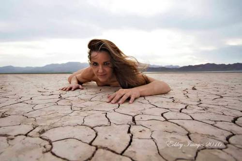 crawling on the dry lake bed, one of many beautiful locations I can take you to if you hire me for a