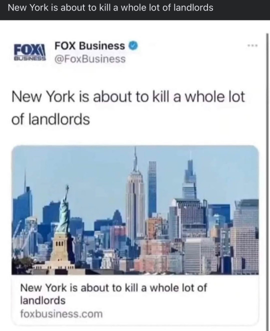 New York is about to kill a whole lot of landlords