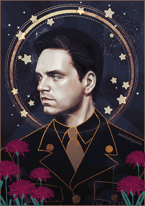 sheep-in-clouds:My little art tribute to Bucky Barnes <3 I talked about this a lot before, but I 