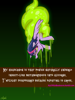 mylittleheadcanon:  oh god how did I get here I am not good with computar Headcanon submitted by ineedpicturesofponies I also ascribe to this headcanon! -BrutaMod 