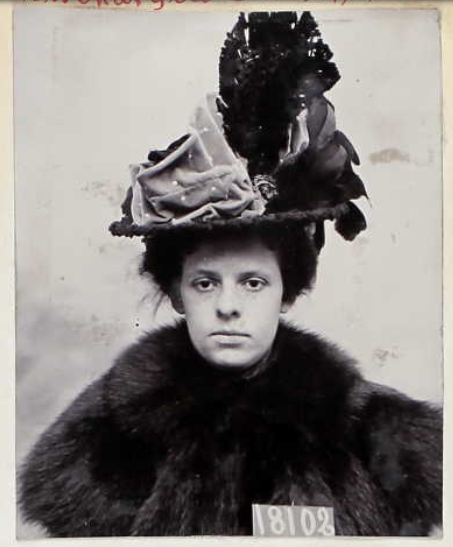 yeoldenews:Female inmates of San Quentin State Prison and their very fine hats. 2/?.