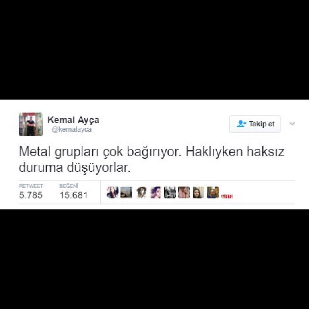 Metal grupları çok...