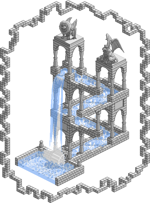 geometricloci:Escher’s Waterfall
