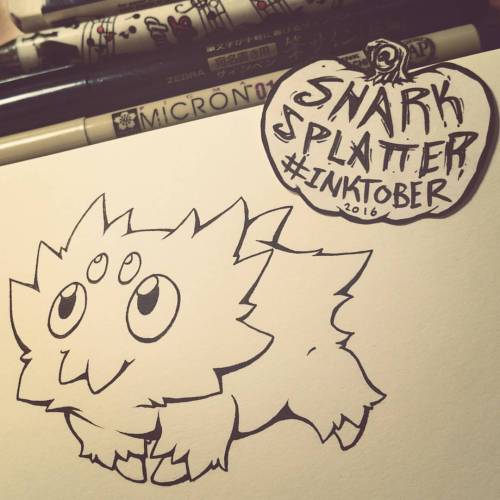 Day 21 #Inktober. Always shockingly cute, #Joltik! #Pokemon #Inktober2016 #Ink