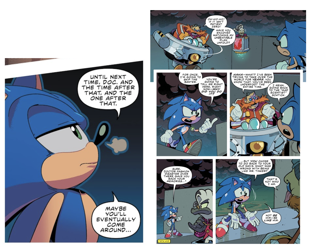 Sonic IDW Excerpt  Sonic & Knuckles Vs Neo Metal Sonic 