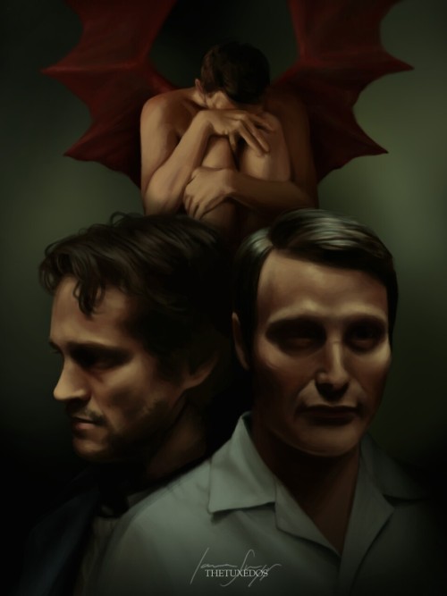 thetuxedos: Weekly Hannibal Ep Paintings - #13 The Wrath of the Lamb We could not have asked for a m