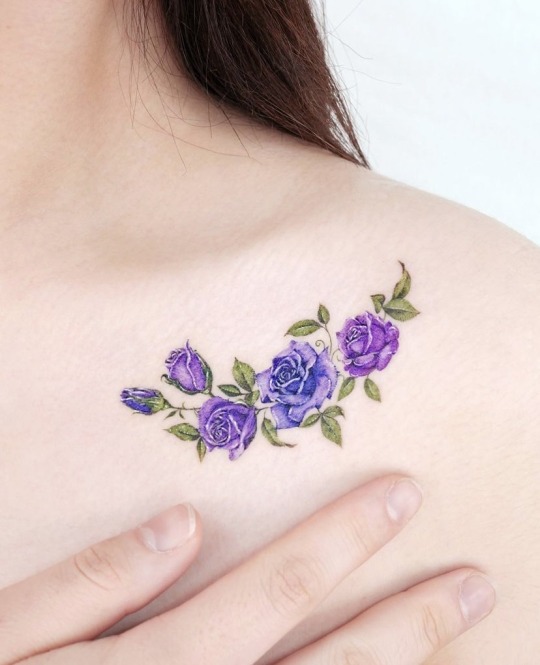 Meaning of Rose Tattoo  Black Blue Purple and Other Roses Tattoos   HubPages