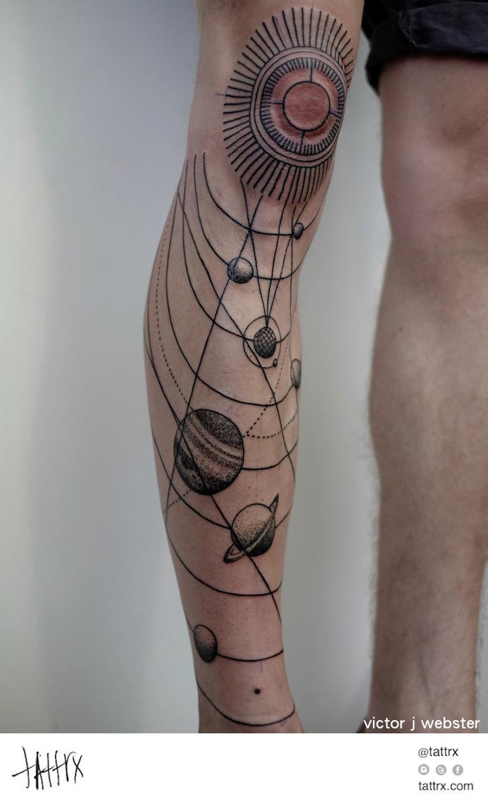 tattrx:  Victor J Webster - Solar System  tattrx.com/artists/victor-j-webster 