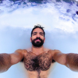 hairyonholiday:  For MORE HOT HAIRY guys-Check