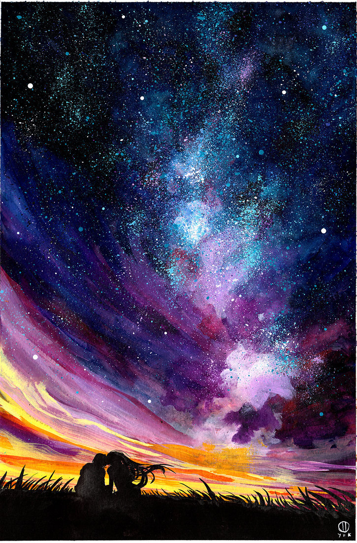 thehappysorceress:  A Kiss Under Starry Skies - from Bucky Barnes: The Winter Soldier