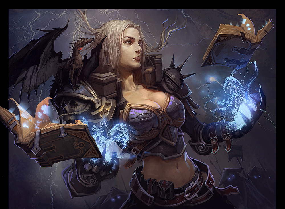 breathtakenfantasies:  Rune Mage by Armandeo64 