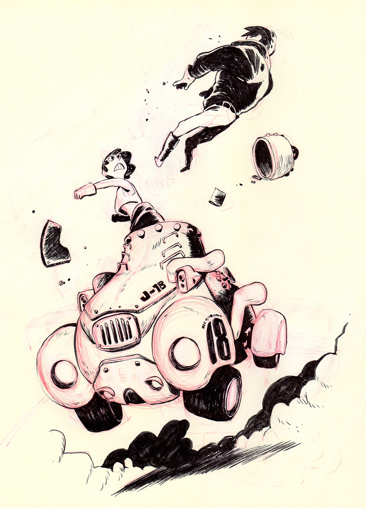 anthonyholden:  Is everyone playing Inktober this year? I’m posting my dailies