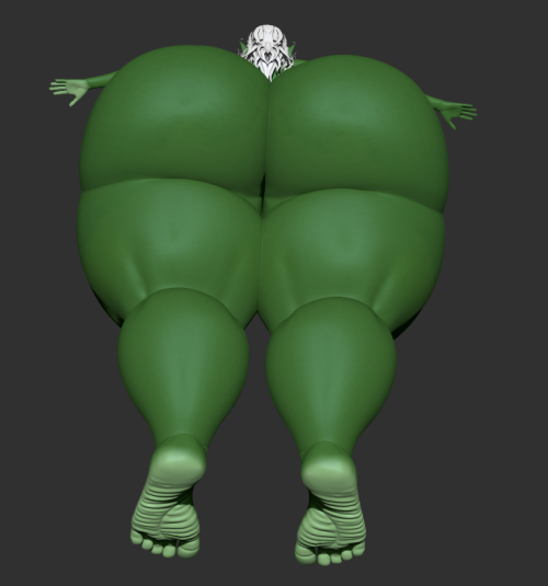 endlessillusionx:    Testing out a New Super hyper proportion pipeline.  Support custom made Game / Animation Models