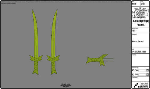 “Mow him down, my cursed grassy objects!” selected model sheets from Blade of Grass lead character & prop designer - Matt Forsythe character & prop designers - Erica Jones & Michael DeForge character & prop design clean-up