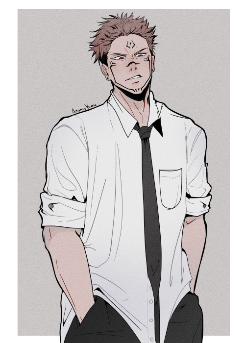 AU Sukuna Ryomen SchoolboyI'm Delusional, Yes. Let This Man Live In Alternative Universe At Least, Haha.