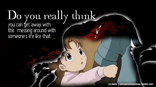 cinnamoncountess: A fangirl challenge → “Fullmetal Alchemist” asked by angel-with-a-pipette