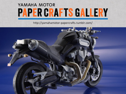 yamahamotor-papercrafts:  YAMAHA MOTOR Paper Crafts Gallery : MT01 (Ultra Realistic Paper Craft
