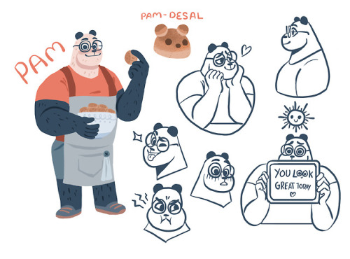 That’s my precious Pam! He works for his father’s own bakery and he loves baking pandesa