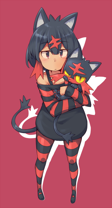 caskitsune:  にゃびー | 黒ミヤ※Permission was granted by the artist to upload their works. Make sure to rate/retweet the original work!   <3 <3 <3
