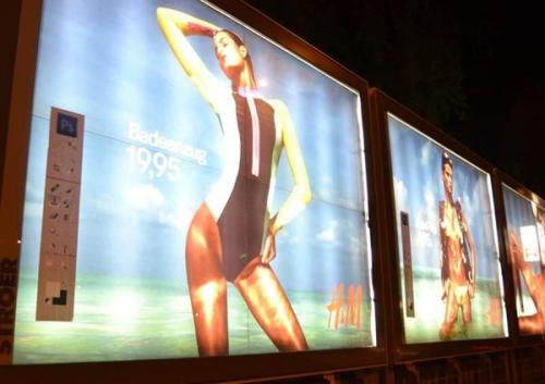 An unknown street artist added Photoshop toolbars to several billboards Follow Miranda