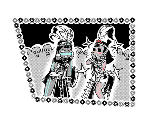 candy-fluffs:  Hi everyone!! Chapter 3 of our webtoons comic is live!! Necahual. A magical girl seri