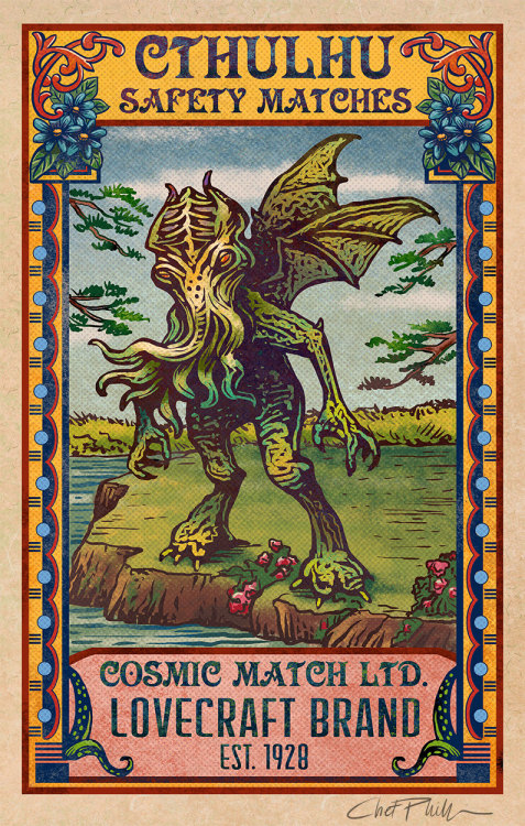 xombiedirge: Matchbox Art series by Chet Phillips / Tumblr / Store. Prints available HERE. Created and submitted by Chet Philllips 