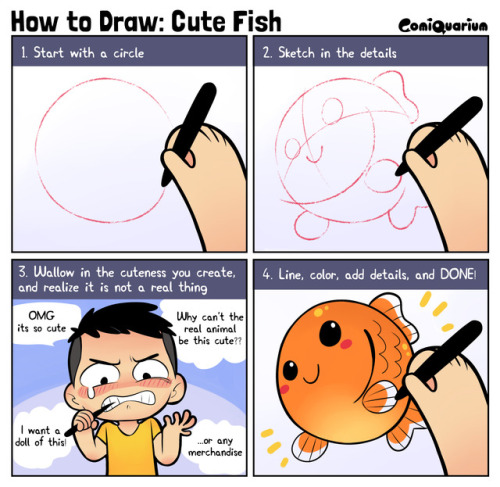A little comic about making cute fish :3Because sometimes the cuteness is just too much! haha
