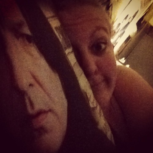 In bed with Snape. Try not to be too jealous @ldylou #severussnape