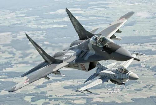bmashina:Polish MiG-29A from the 23rd tactical air base