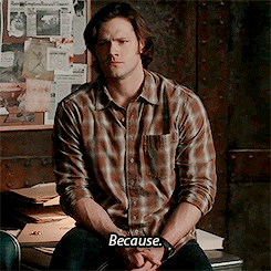 sammy-samulet:Because Sam’s unwavering faith in his Big Brother gets me every damn time.