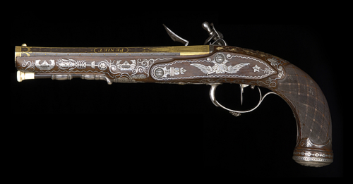 Late 18th Century dueling pistol made by Peniet of Paris