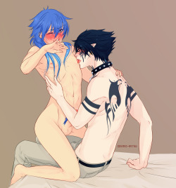 cosmic-artsu:aoba’s nipples need more attention