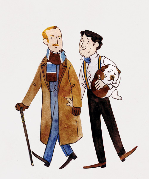 ghostbees: “I’m not going out with you dressed like that.”