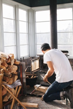 brandonscottherrell:Keeping warm.