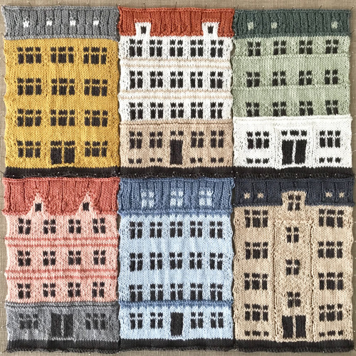 itscolossal:Copenhagen’s Distinct Architecture Knit into Color-Blocked Urban Landscapes by Jak