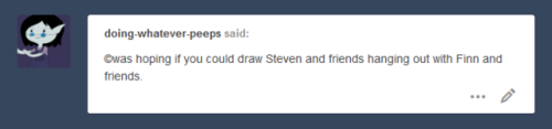 the thee main parallels, Steven to Finn, Amethyst to Jake, and Connie to Gunter. Yup. Checks out.