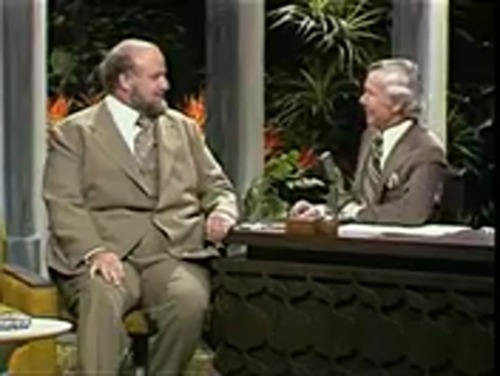 Victor Buono on The Tonight Show Starring Johnny Carson. This is from January 1, 1975.