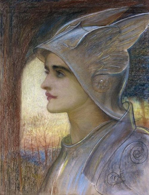 Sir William Blake Richmond, R.A. (1842-1921)Joan of Arc