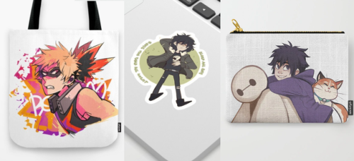  20 to 40% off everything on society6  today with code HAPPY4TH   :^)ends july 5th at midnight PT!mugs | cases | t-shirts  | pillows | bags | pouches | notebooks–  alternatively: other stuff on my Redbubble, and on WLF!  