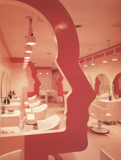 yodaprod:newwavearch90: Metamorphosis Salon - Great Neck, Long Island NY - Alan Buchsbaum (1969)“Buc